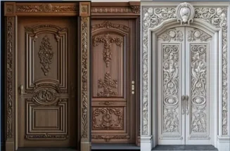 Hand-Carved Doors By Luxottica Furniture
